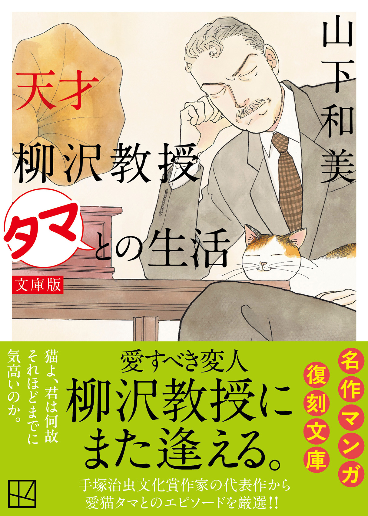 『天才柳沢教授 タマとの生活 文庫版』書影